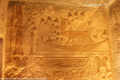 Holy Barque Ramses Tempel Abu Simbel Nubien &Auml;gypten